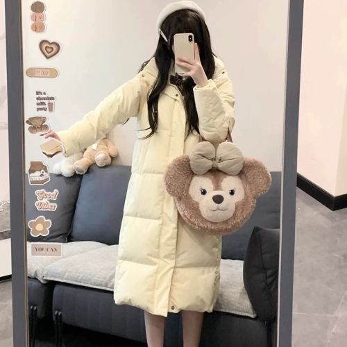 Women's New 2025 Winter Down Cotton Jacket for Art Exam Students, Korean Style, Thick Cotton Coat Outerwear