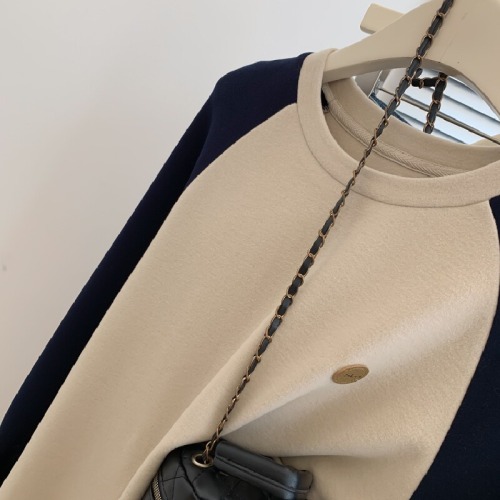 2025 Autumn/Winter Sleeveless Crew Neck Velvety Long-Sleeve Base T-Shirt for Women with Fleece Top