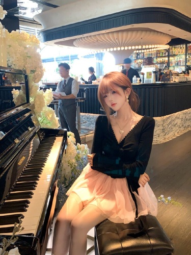 Rachele Romantic Eiffel Autumn Pure Desire Thousand Dollars French Net Dress