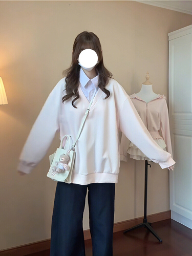 Official Version Pure Cotton and Bamboo Viscose American Loose College Style Unique Design Hoodie