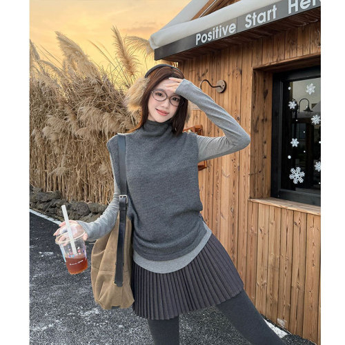 Cotton Blouse Women's Early Autumn Long Sleeve T-Shirt Slimming Korean Chic Unique Small Top