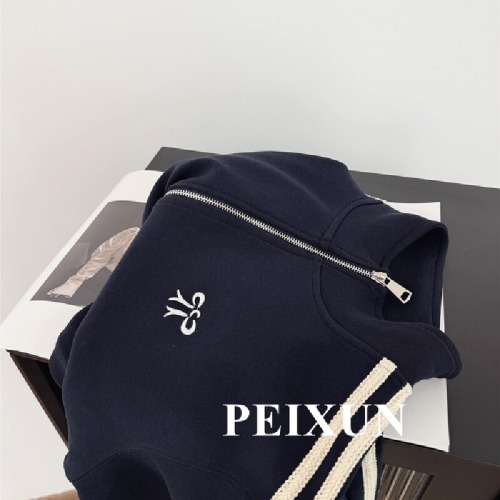 Women's Fashionable Short-Sleeve Baseball Jacket Open Vest