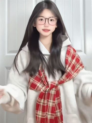 Unique butterfly knot grid strap hooded sweatshirt for women, 2025 autumn and winter new design sense lazy style loose coat