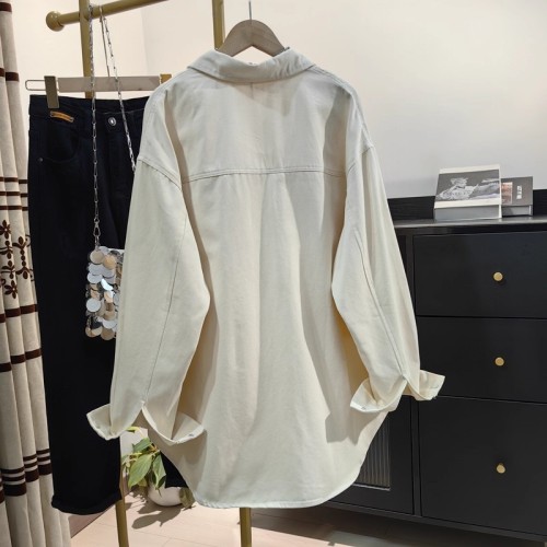 Autumn New Korean Chic Pure Cotton Design Sensory Minority Unique Long Sleeve French Style Blouse with a Sense of Luxury