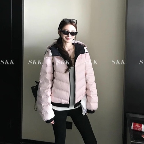 Skk Store Mon*ler Down Travel Essentials: Seamless, No-Gap Ribbed Down Jacket