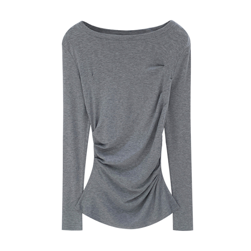 Photographed Lisele Tencel Wool White Fitted Base Layer Top Women's Winter New Unique Beautiful Top