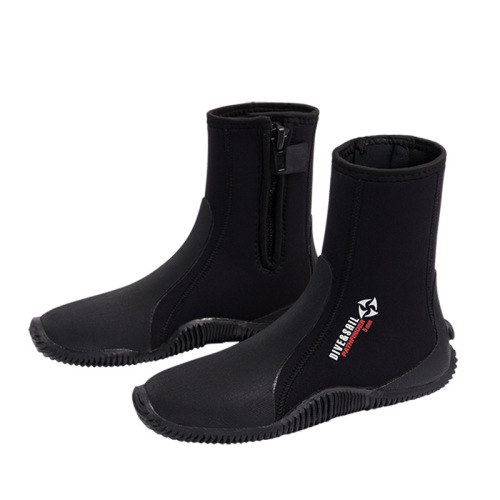 New 5MM high-top diving shoes, outdoor beach rescue shoes, non-slip and wear-resistant river tracing shoes, snorkeling, surfing and wading boots