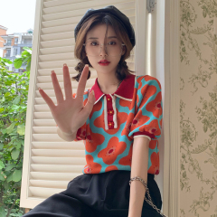 Short sleeve T-shirt women's new design in summer 2021