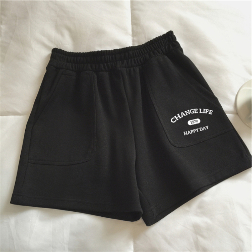 High-quality/65 Zhudi/casual sports a-line shorts summer new high-waist hot pants wide-leg drape shorts