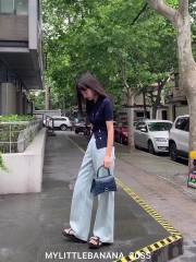 Polo double placket of smart girl