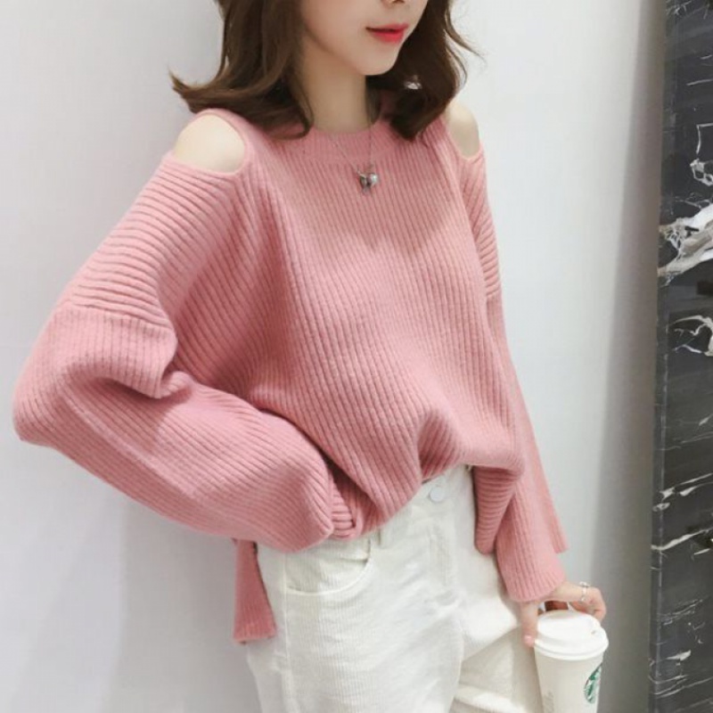 Loose Pullover women's autumn winter 2020 new Korean long sleeve T-shirt lazy top solid color