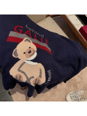 Zhenzhenjia new style women's fashion school style cartoon bear loose Pullover Sweater fashion trend in the early autumn of 2020