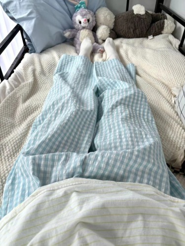 Women's Summer High-Waisted Casual Trousers, Vintage Style, Loose and Elegant, Unique and Versatile Straight Leg Pants with a Sense of Sophistication