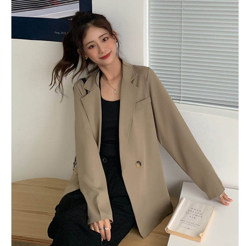Real price real price 2023 spring and summer new suit jacket simple all-match casual suit jacket trendy women