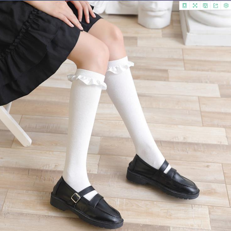Leg socks children Japanese lovable lace Lolita medium hose Korean version ins fashion soft girl college JK stockings