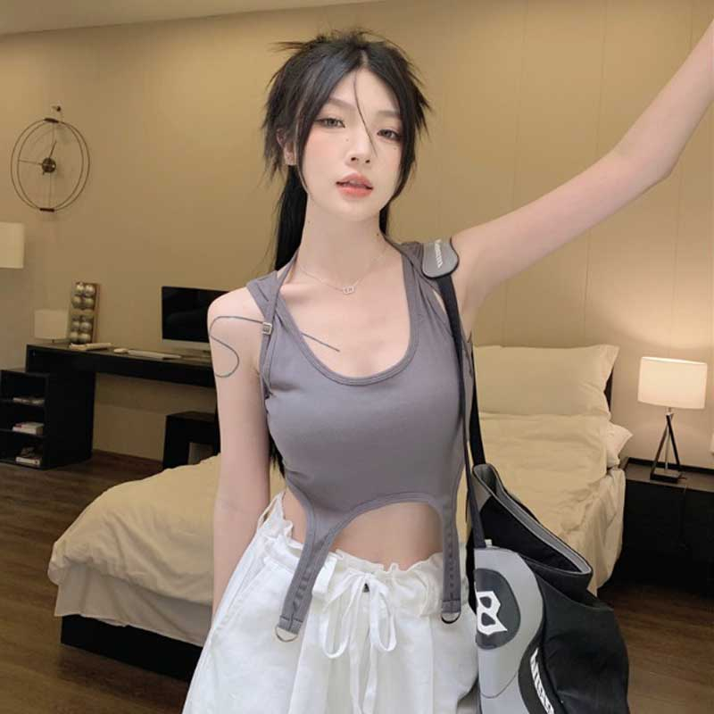 2023 new pure desire hot girl camisole top