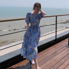 Official picture French floral dress for women