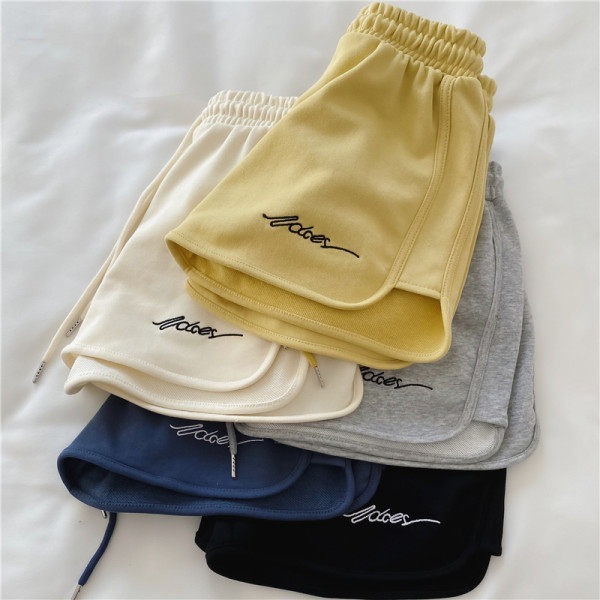 Sports shorts women's summer loose wear home pajamas leisure wide leg yoga hot pants