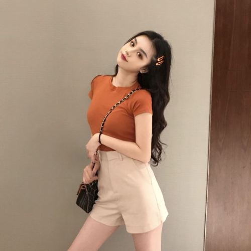 Summer new style foreign style age reducing Korean version net red Yujie temperament light mature Feng Gang flavor very fairy two piece suit pants