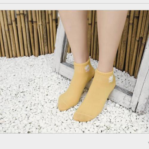 Spring and summer 2020 new ship socks women's Day series cartoon women's socks small daisy cotton embroidery women's socks