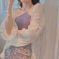 Sun protection clothing Korean new summer versatile trend fairy long sleeve shirt loose sun protection clothing cardigan