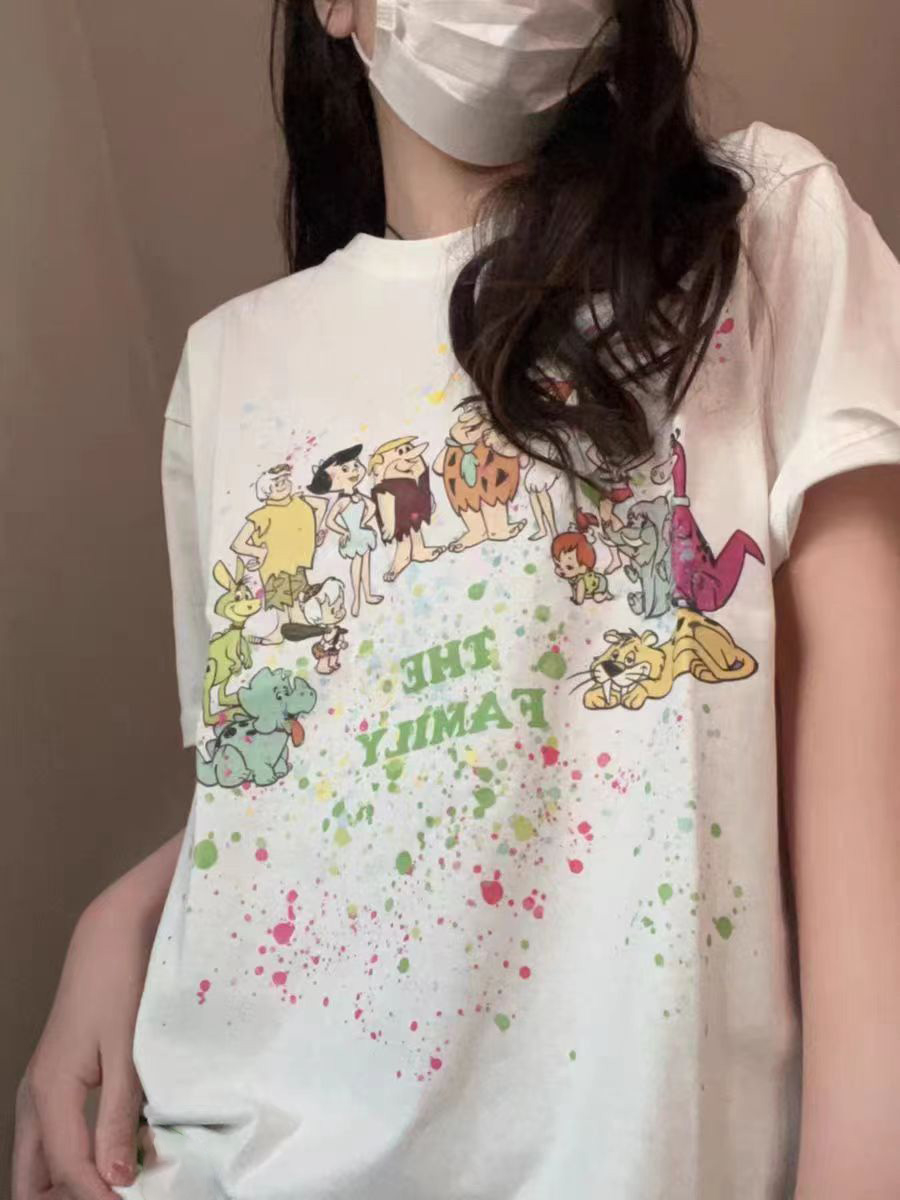 200g-230g high quality heavy combed compact cotton 100% wrap collar t-shirt 2023
