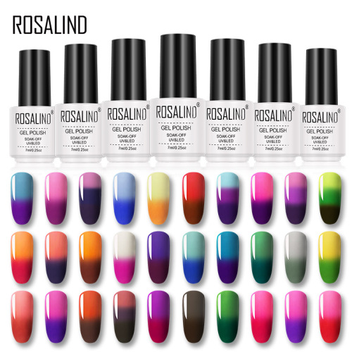 ROSALIND temperature change glue 30 color optional nail polish gradient nail nail shop exclusive