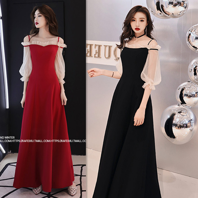 Princess Dress Adult dress dress women's dignified and atmospheric dress gas evening dress ladies' long style