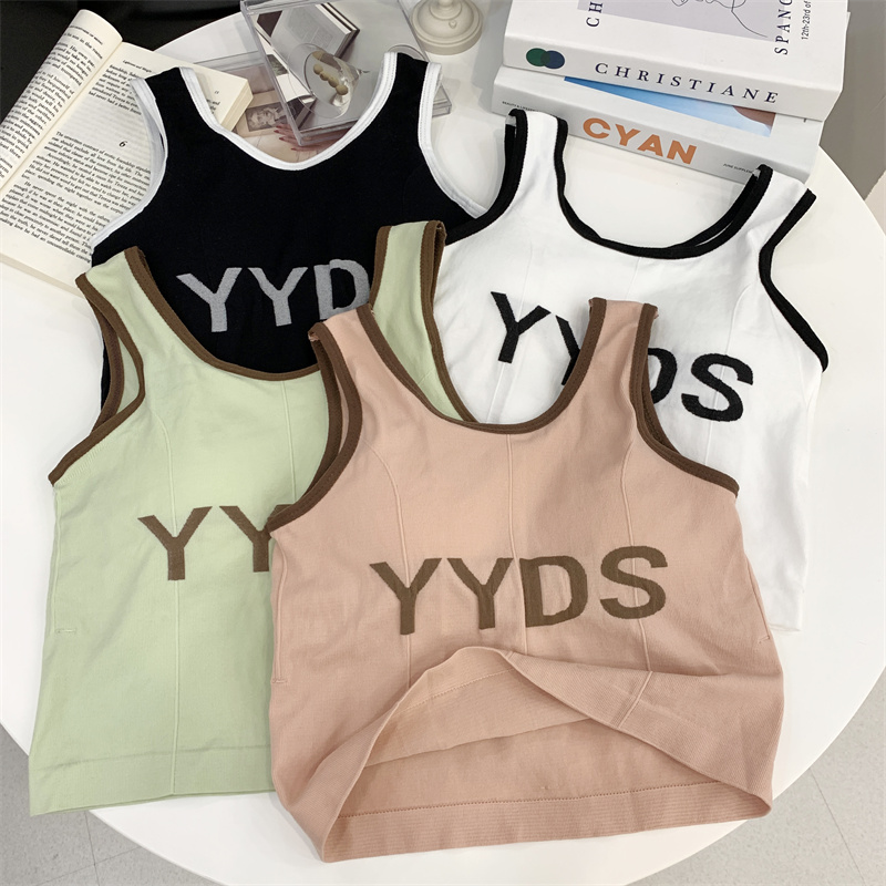 Real shot real price small camisole women wear summer Korean version ins self-cultivation outside wear sleeveless bottoming shirt