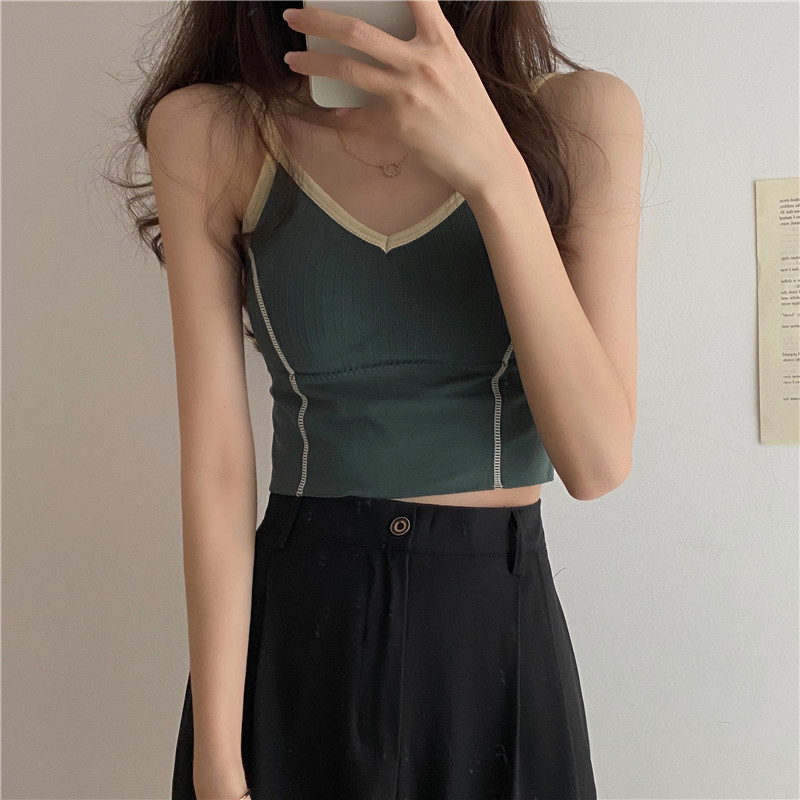 Actual shot and real price. Spring and summer nude ammonia beautiful back suspender underwear. Large U-back comfortable base wrap chest without steel ring tube top.