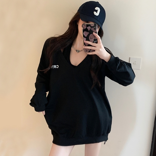 Real price cloth cotton thin sweater women's collar two piece set embroidery