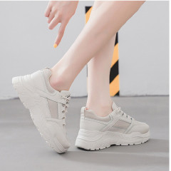 New board shoes, small white shoes, sports shoes, female students, leisure, Dad shoes, breathable running shoes