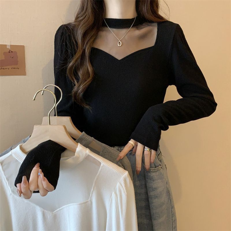 Ammonium velvet thick bottoming shirt with long sleeves for autumn and winter inner wear