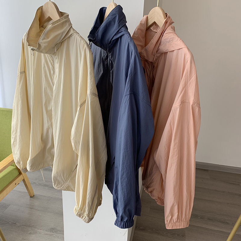 2023 new high-end women's wear anti-wrinkle light and breathable hooded sun protection jacket for men and women