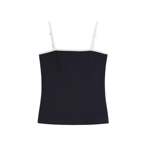 Actual shoot: spring and summer 2020 French style elegant retro BM suspender tank top women wear sexy short style body-building, bottoming and brassiere