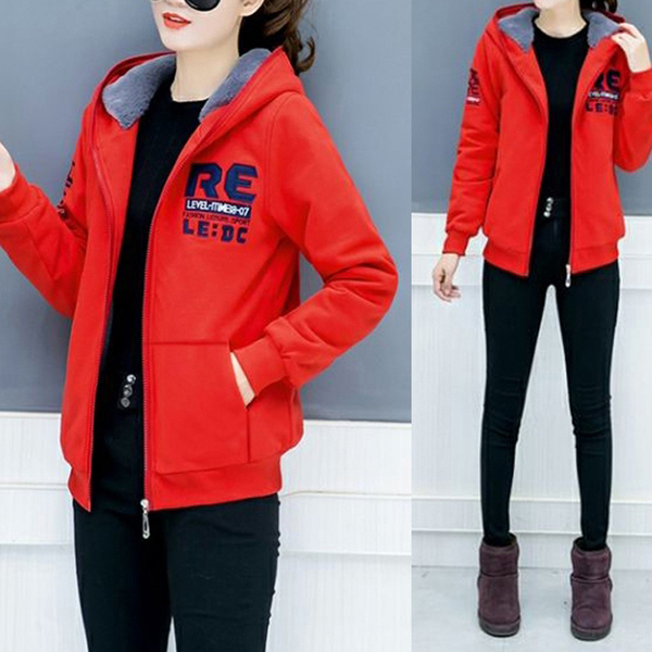 Women's new autumn and winter Korean loose short coat fashion cardigan has been shipped