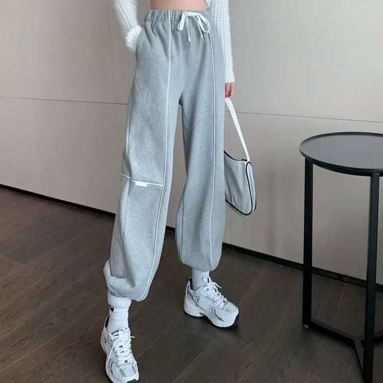 Non-real shot original tooling leggings high waist slim straight leggings harem pants