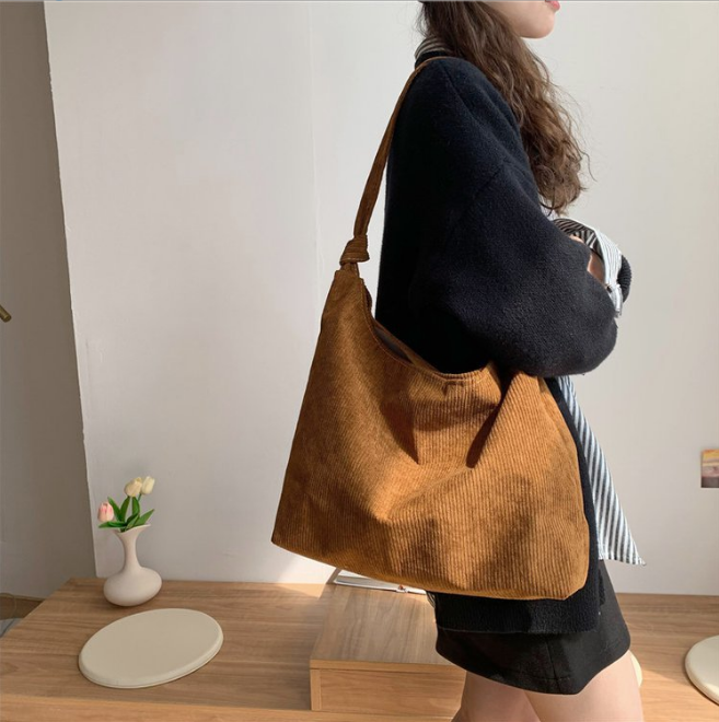 One shoulder portable open one shoulder bag other nylon cloth sewing