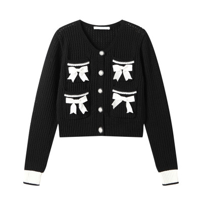 Princess on the run sweater knitted cardigan women's spring and summer 2021 new Korean Short sweater coat
