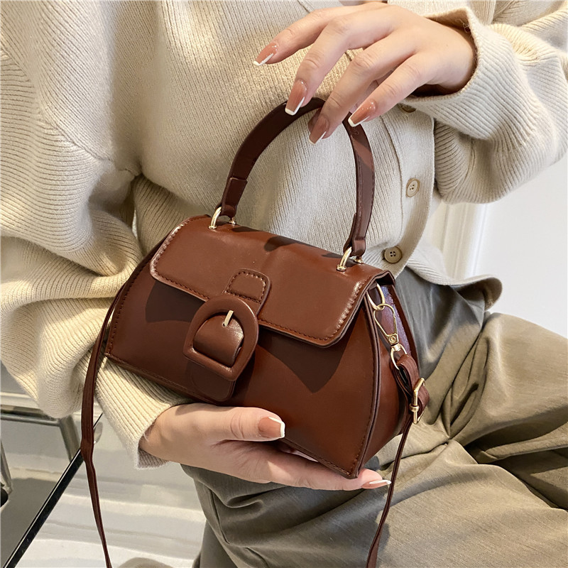 Bags for women 2022 popular new style small fresh trendy portable small square bag simple single shoulder crossbody bag women's bag