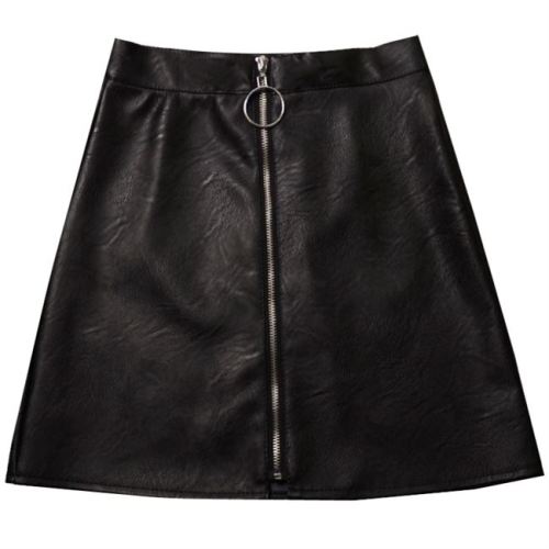  new ins super hot small leather skirt, half length skirt, female autumn and winter high waist Pu short skirt, summer A-line skirt, Hip Wrap Skirt