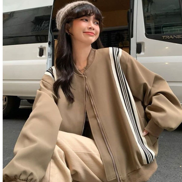 Autumn and winter 2022 couples Korean version loose jacket jacket autumn and winter lazy ladies' fashion coat tide