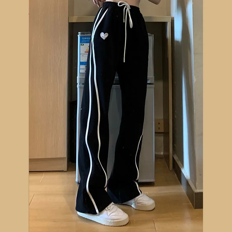 Niche Love Sports Pants Women's New Outerwear Straight Mopping Sweatpants Casual Trousers