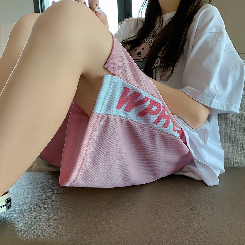 2022 actual shooting of new summer college style loose sports Cropped Pants Large casual casual casual trend shorts for men and women