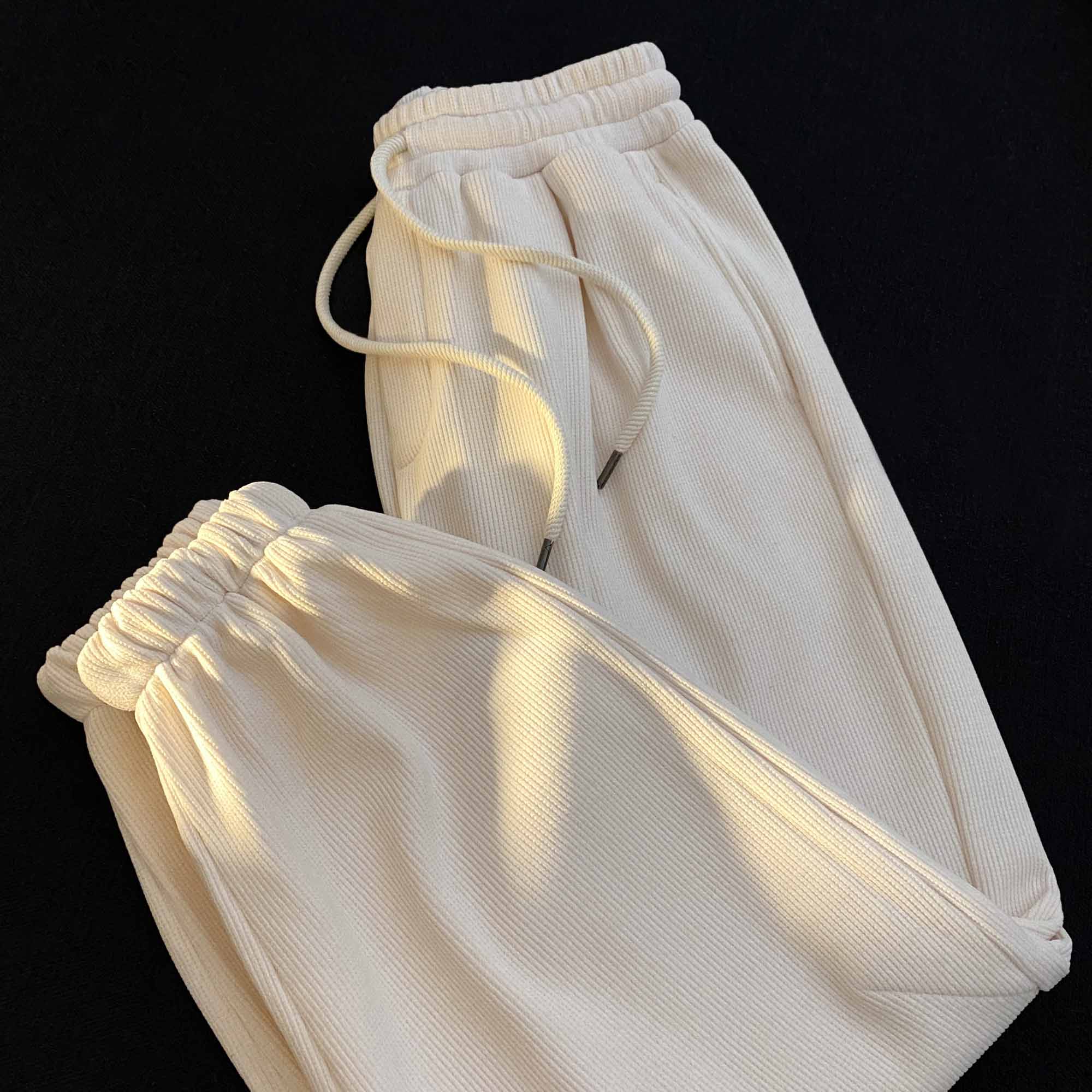 Corduroy Leggings women's autumn and winter loose straight ins casual plus