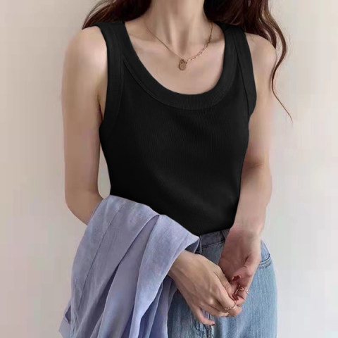 Small suspender vest women's inner design sense beautiful back net red 2022 bottomed Shirt Top summer