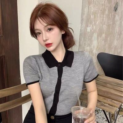 Spring and summer 2021 new long sleeve with short loose white knitted Cardigan Jacket Women's fashion