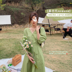 Dahuayuan's new Lantern Sleeve Dress in spring and summer