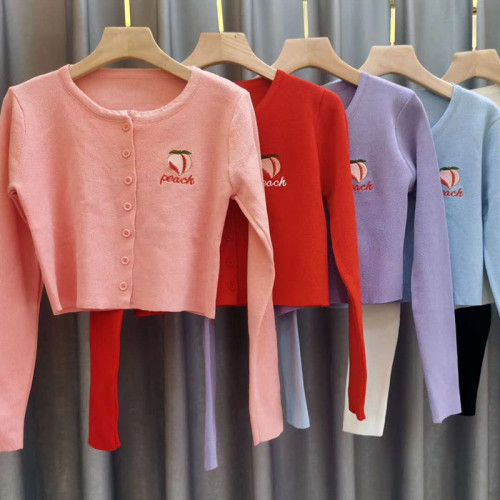 Korean versatile knitted cardigan 2020 autumn new net red soft milk sweater with short jacket
