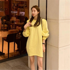 South Korea East Gate lazy people's dress fall 2020 new lazy style loose casual hip covering long sleeve fashion